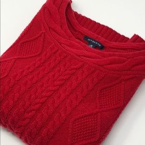 LAND’S END RED SWEATER